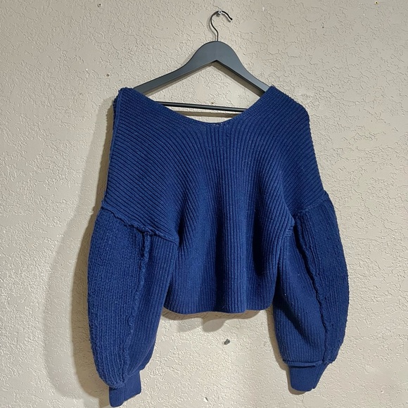 We the free | Sea Bright Cropped Knit Sweater Size: XL - Picture 5 of 5